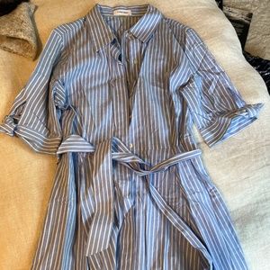 Calvin Klein belted dress